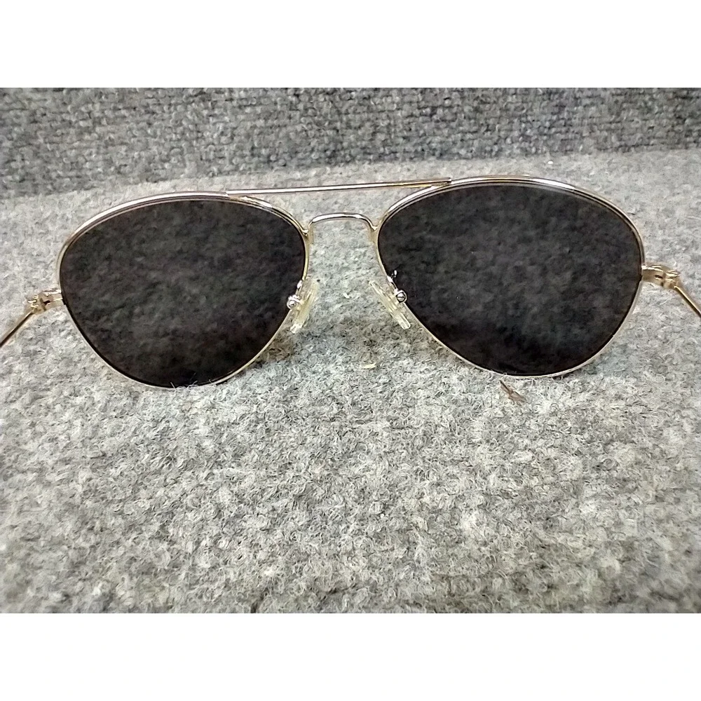 DIFF Eyewear Cruz Aviator Sunglasses Gold Grey GD-GR 186 58-16-145 With Case